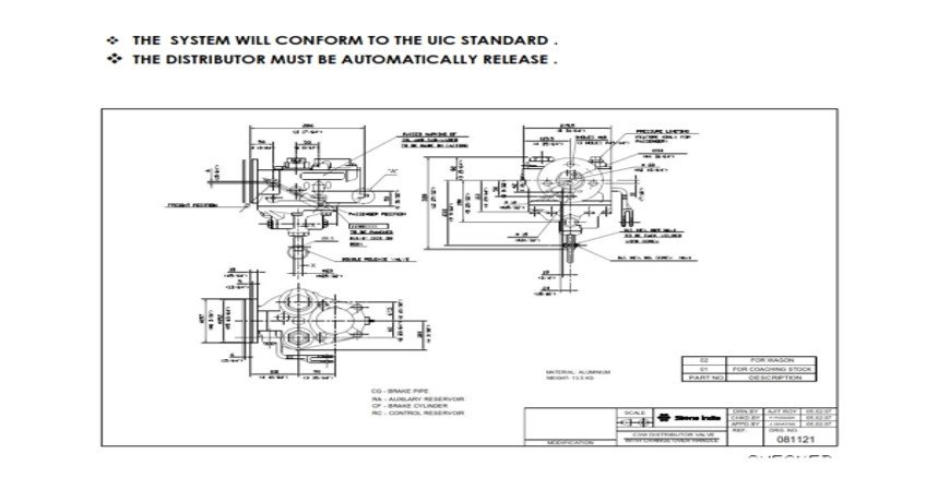Distributor Valves Drawings